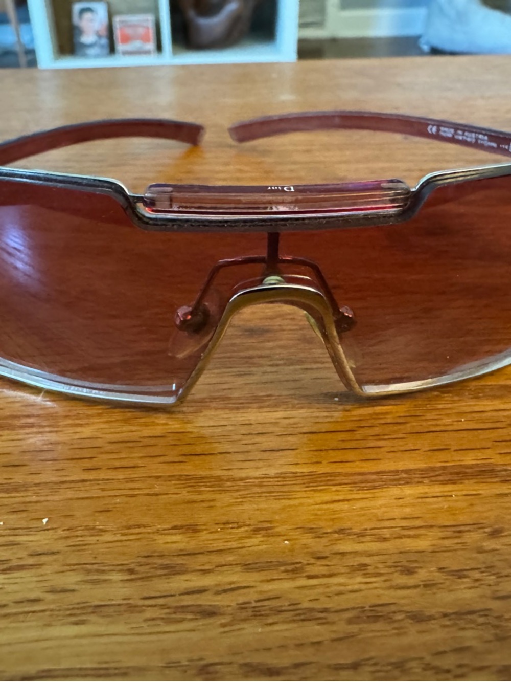 Authentic Christian Dior Y2K Pink “Razor” Sunglasses